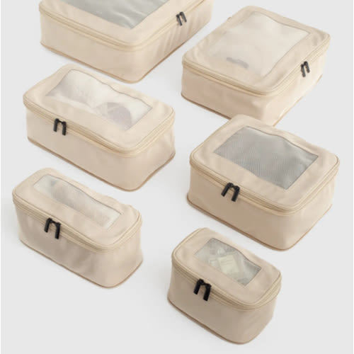 Revive Nylon Compression Packing Cubes (6-pack)