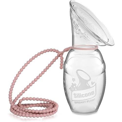 haakaa Manual Breast Pump 4oz/100ml & Silicone Strap Set