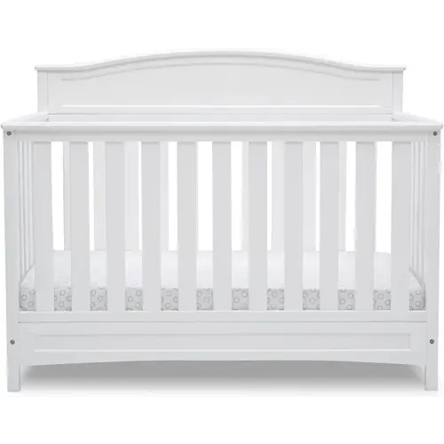Delta Children Emery 4-in-1 Convertible Baby Crib - Greenguard Gold Certified, White