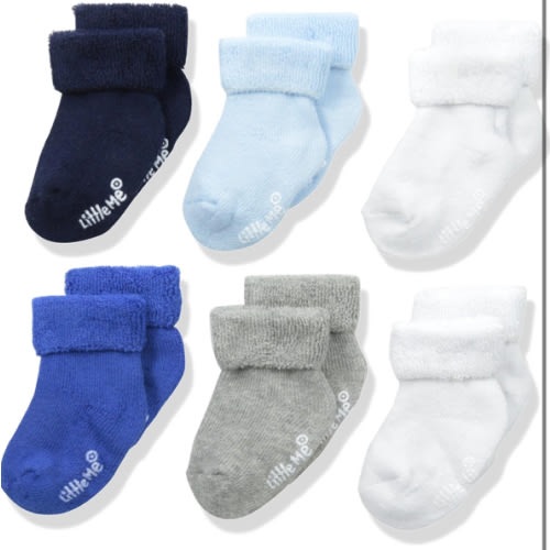 Little Me baby-boys Baby Boys' 6 Pack SocksBaby Boy Socks