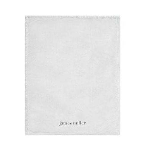 Sherpa Baby Blanket, Gray