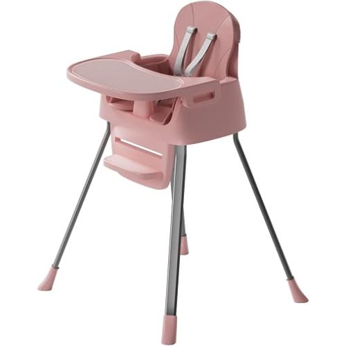 Portable Baby Highchair for Months Infants and Toddlers with 5 Point Harness Convertible Comfortable Seat for Cozy Eating Table Sit Up High Chair and Seats for Sitting Up Back Booster Feeding Chairs