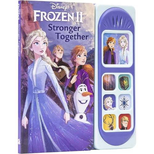 Disney Frozen 2 Elsa, Anna, and Olaf - Stronger Together Little Sound Book – PI Kids (Play-A-Sound) Board book – Sound Book, October 15, 2019