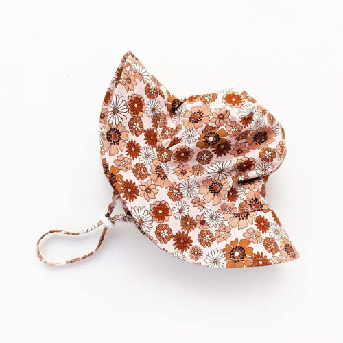 Retro Blooms Sunhat UPF 50+ with Adjustable Breakaway Strap
