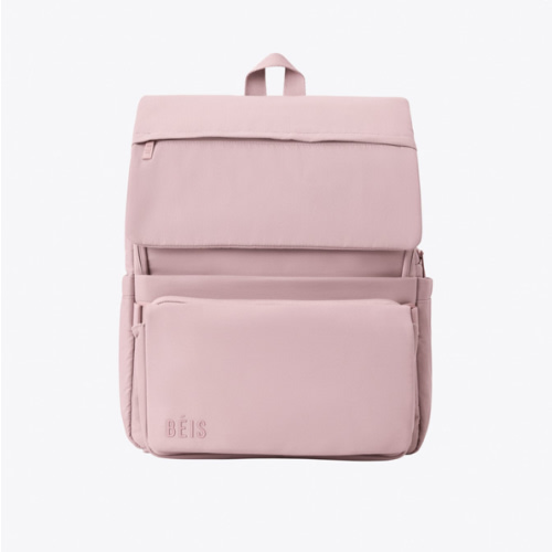 BÉIS 'The Ultimate Diaper Backpack' in Atlas Pink - Best Pink Backpack Diaper Bag