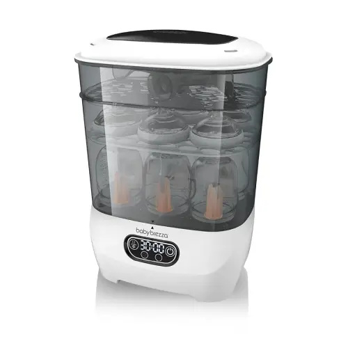 Baby Brezza Baby Bottle Sterilizer and Dryer Advanced - Electric Steam Sterilization Machine - Universal Sterilizing for All Bottles: Plastic + Glass + Pacifiers +Baby Products & parts
