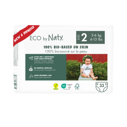 Eco by Naty Diapers Size 2