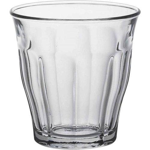 Duralex, Clear 25 cl Picardie Tumbler, Pack of 6, Glass, 8-3/4-Ounce - 1 Count (Pack of 6)
