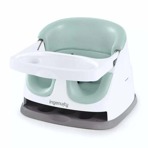 Ingenuity 2-in-1 Booster Feeding and Floor Seat - Grey