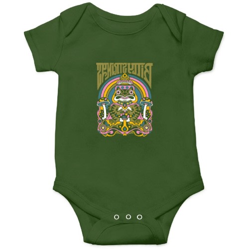 BILLY STRINGSss Frog 1 Onesies Kids's Short Sleeve Onesie 6M Forest sold by VerniceCohencpz37908u | SKU 1729069453 | Printerval