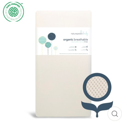 Organic Breathable Crib Mattress (2-Stage)