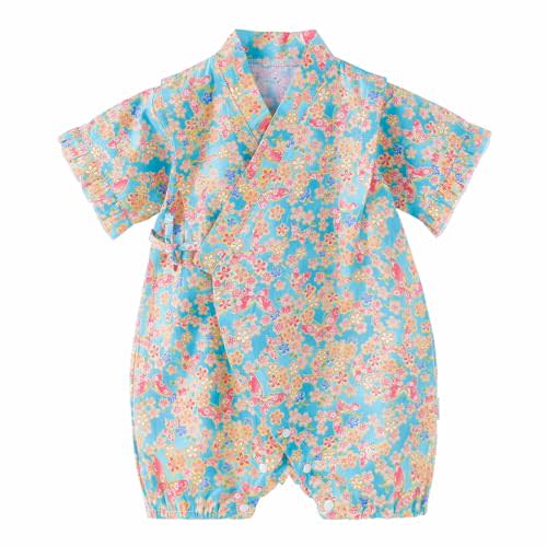 PAUBOLI Baby Japanese Kimono Robe Cotton Infant Comfy Loose Pajamas