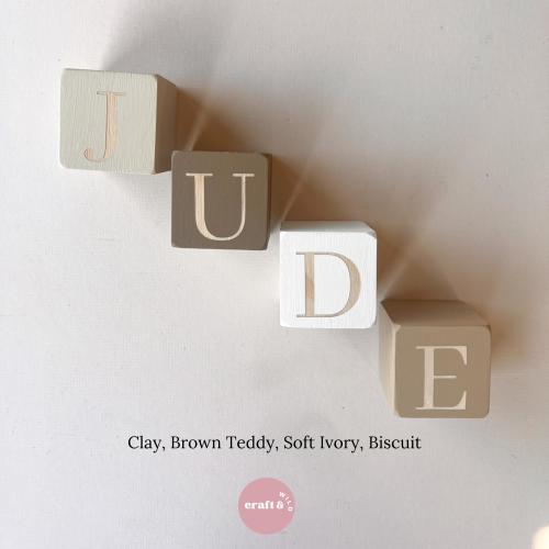 Wooden Personalised Name Blocks | Nursery Decor Blocks | Custom Nursery Blocks | Baby Name Wooden Nursery Decor | Newborn Gifts