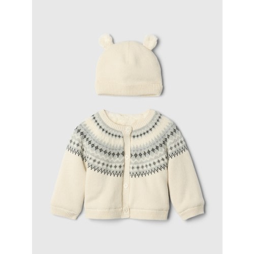 Baby Fair Isle Cozy Cardigan Set