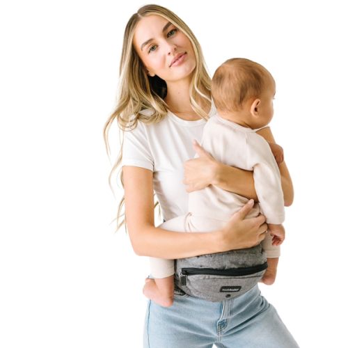 TUSHBABY Hip Seat Baby Carrier - Gray