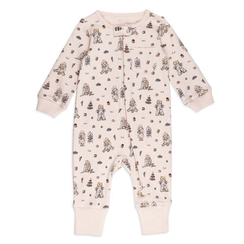 Organic Footless 2-Way Zipper Romper in Sweet Paddington™ – L'ovedbaby