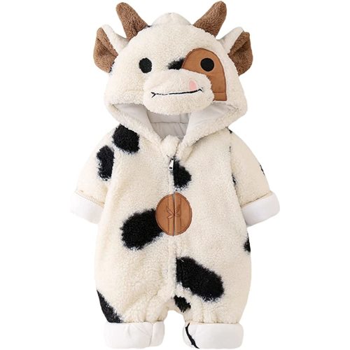 unisex-baby baby-boys Unisex Baby Fleece Thicken Romper