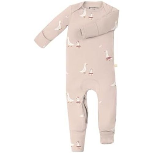 GUNAMUNA Unisex Baby, Toddler Ultra-Soft Convertible Pajama, Footie Romper Sleeper with Diaper Zipper for Easy Changing