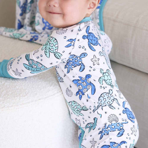 Convertible Zip Rompers for Boys