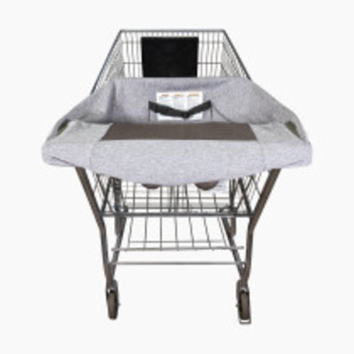 Boppy Antibacterial Compact Shopping Cart Cover - Gray Heathered