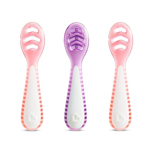 Munchkin® Gentle Dip™ Baby Spoons for Self Feeding and Baby Led Weaning