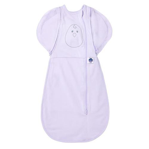 Nested Bean Air 6-in-1 Adaptable Baby Sleep Sack - Unweighted - Comfort & Safety for Natural Sleep, Preferred Arm Position Reduces Startle Reflex, Better for Baby, NB (7-13lbs) Lavender