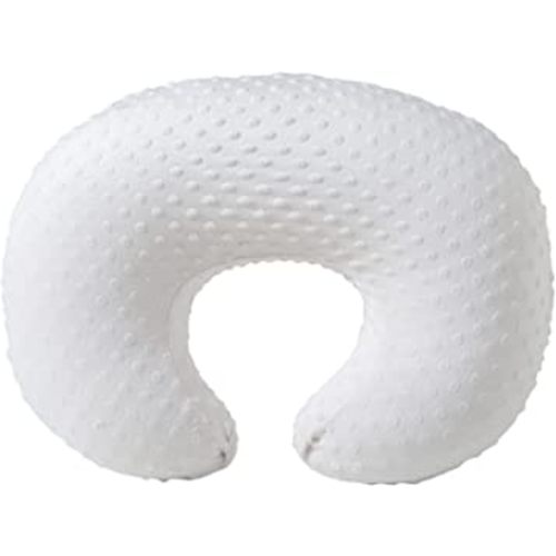 Nursing Pillow Cover, Minky Breastfeeding Pillow Slipcover Snugly Fits for Nursing Pillow for Baby Boys and Girls, Premium Quality Microfiber, Ultra Soft Comfortable (Cloud Dancer)