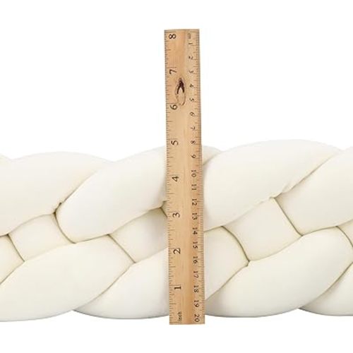 Handmade Pillow for Cushions Bedroom, Sofa (Beige,160In)