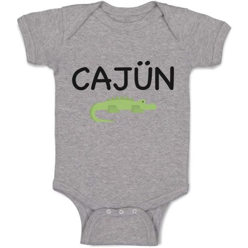 Custom Baby Bodysuit Cajun Alligator Funny Louisiana Cotton Boy & Girl Clothes