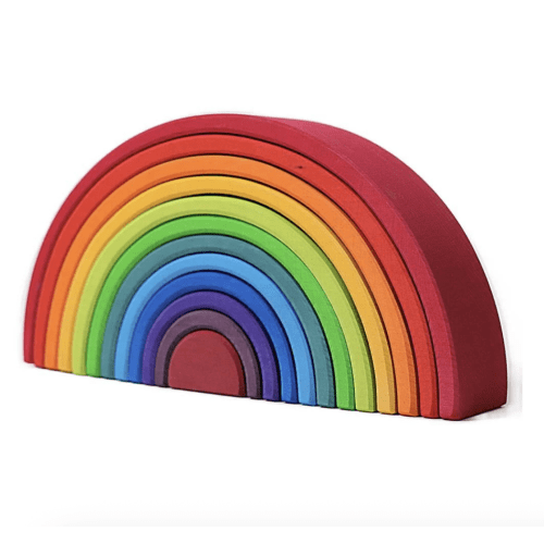 Rainbow Wooden Stacking Toy