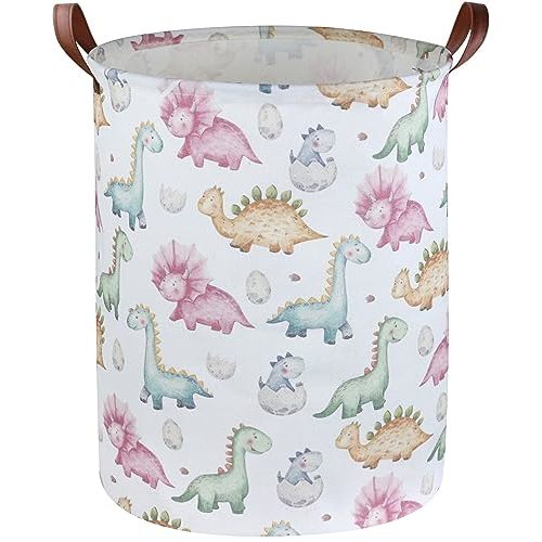 Essme Kids Dinosaur Laundry Basket,Dinosaur Laundry Hamper for Boys Room Decor,Baby hamper,Nursery Hamper,Cute Basket.(Cute Dinosaur )