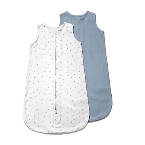 Ely's & Co. Baby Wearable Blanket - Baby Sleep Sack 100% Cotton 2 Pack