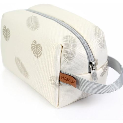 HAMUR HOME Reusable Wet Dry Bag – Water-Repellent Travel Organizer with Protective Inner Lining for Baby Diapers, Swimwear, Gym Clothes, or Toiletries, Melis Wet Dry Bag