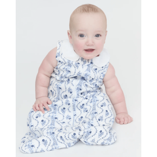 The Sleep Sack - Blue Vine Stripe – Hill House Home