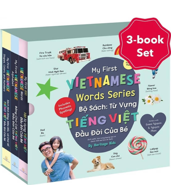 My First Vietnamese Words Series By Heritage Kids Press, Southern Saigon Dialect, Vietnamese Children Book, Baby Book for Kids, Vietnamese Books For Toddlers