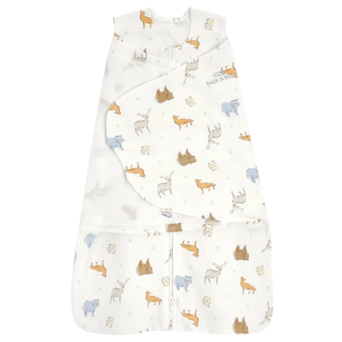 Halo SleepSack Swaddle, Newborn, Forest Friends