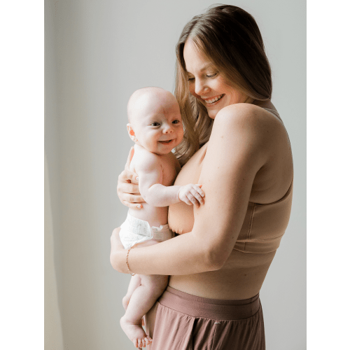 French Terry Racerback Nursing & Sleep Bra | Redwood - Kindred Bravely