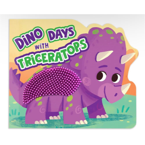 Dino Days with Triceratops - Touch and Feel Board Book - Sensory Board Book
