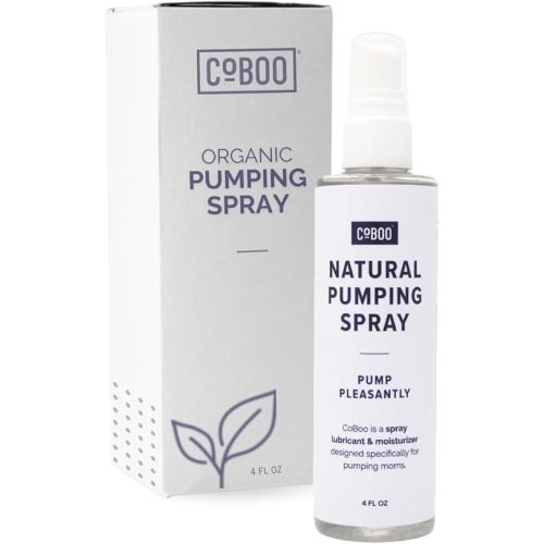 Breast Pump Flange Spray | Helps Sore Nipples & Clogged Milk Ducts | Skin Lubricant for Breast Pumping | Apply Pumping Spray Directly to Shields | Vegan & Lanolin Free | (4 Fl Oz)