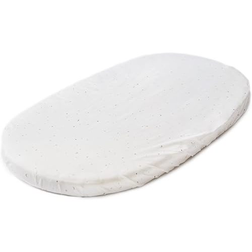 Stokke Sleepi Fitted Sheet by Pehr, Celestial - Soft Sheets for Stokke Sleepi Mini & Crib/Bed - Available in Playful Patterns - 100% Cotton