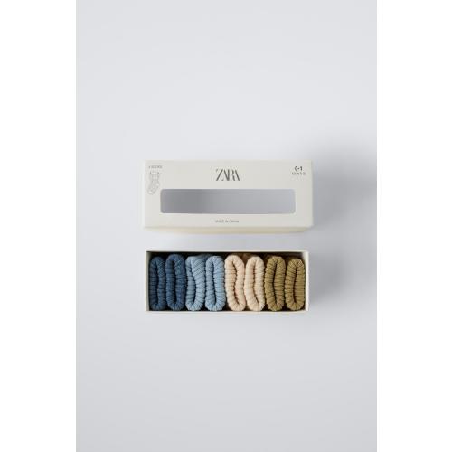 FOUR-PACK OF COLORFUL SOCKS - Bluish | ZARA United States
