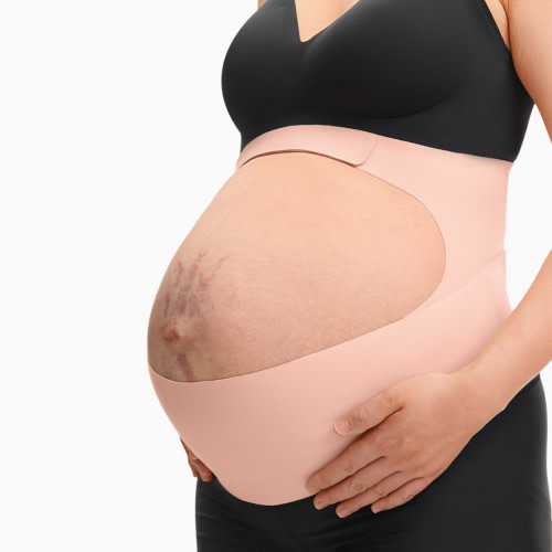 Momcozy Ergonest Maternity Belly Band - Oyster Pink, M