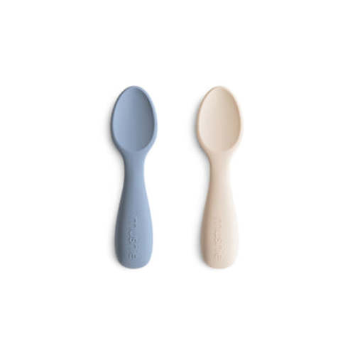 Silicone Toddler Starter Spoons 2-Pack – Mushie