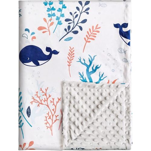 Soarwg Kids Baby Blanket Unisex Newborn, Super Soft Comfy Blankets, for Toddler Baby Nursery Bed Blankets Stroller Crib Shower Gifts, 30 x 40 Inch