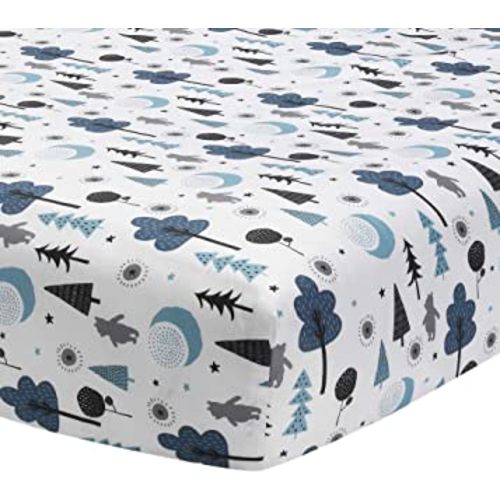 Lambs & Ivy Forever Pooh Fitted Crib Sheet, Multicolor , 28x52 Inch (Pack of 1)