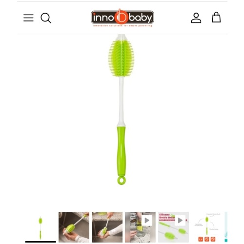 2-in-1 Silicone Bottle Brush Innobaby Cleanin' SMART – innobaby