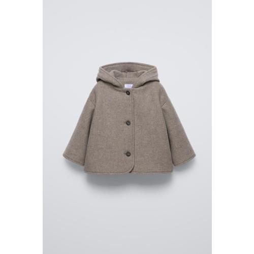 MANTECO WOOL BLEND COAT - Brown / Taupe | ZARA United States