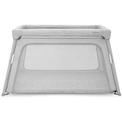 Newton Baby Travel Crib and Play Yard - New for 2024 with Easy Disassembly | Safe, Breathe-Thru Mattress | Completely Washable | Largest-in-Class with Travel Bag