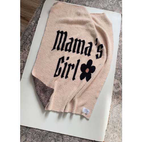 Mama’s Girl | Knit Plush Blanket