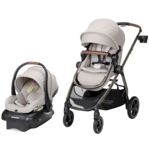 Zelia™² Luxe 5-in-1 Modular Travel System | BLACK